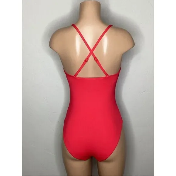 New. SEAFOLLY red one piece. Size US 6. Retails $149